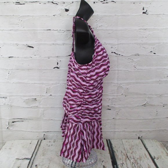 Swim Solutions Plus One Piece Swim Dress - Picture 3 of 8